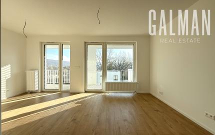 Novostavba v projekte AGÁTY 1,5i byt s veľkým exteriérom, BA IV. Dúbravka, Agátova ul., 41,82 m2