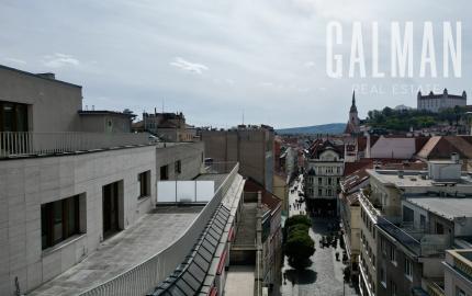 Penthouse s dvoma terasami na pešej zóne Starého Mesta