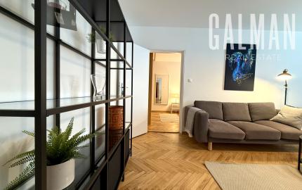 Prenájom - príjemný, zariadený 2i byt pri Račianskom mýte, REKONŠTRUKCIA, ul. J.C. Hronského, 63 m2