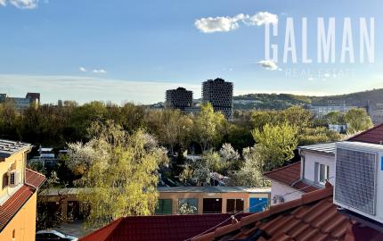 Mezonetový 3i tehlový byt s TERASOU, BA III., Nové Mesto, Odborárska ul., 95 m2