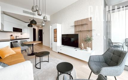 Luxusný 2 izbový byt s výhľadom na hrad v Eurovea Tower