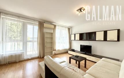 Zariadený 1,5 izbový byt s exteriérom a garáž. státím, projekt EDEN PARK , Drieňová ul., BA II., 49 m2