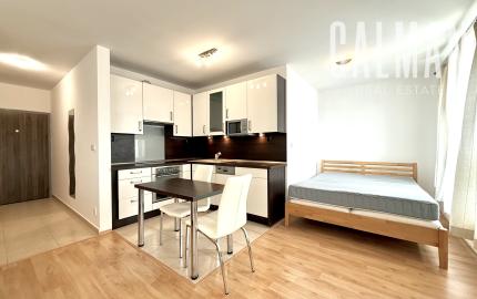 Zariadený 1,5 izbový byt s exteriérom a garáž. státím, projekt EDEN PARK , Drieňová ul., BA II., 49 m2