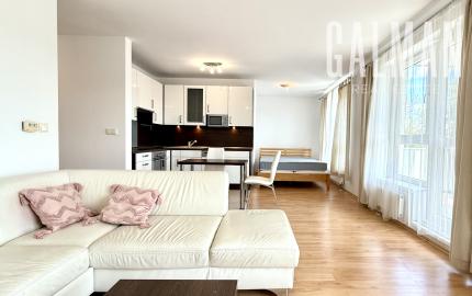 Zariadený 1,5 izbový byt s exteriérom a garáž. státím, projekt EDEN PARK , Drieňová ul., BA II., 49 m2
