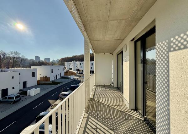 Novostavba v projekte AGÁTY 1,5i byt s veľkým exteriérom, BA IV. Dúbravka, Agátova ul., 41,82 m2