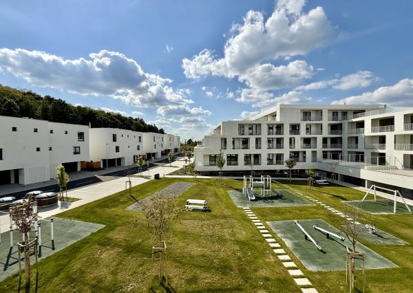 Novostavba v projekte AGÁTY 1,5i byt s veľkým exteriérom, BA IV. Dúbravka, Agátova ul., 41,82 m2