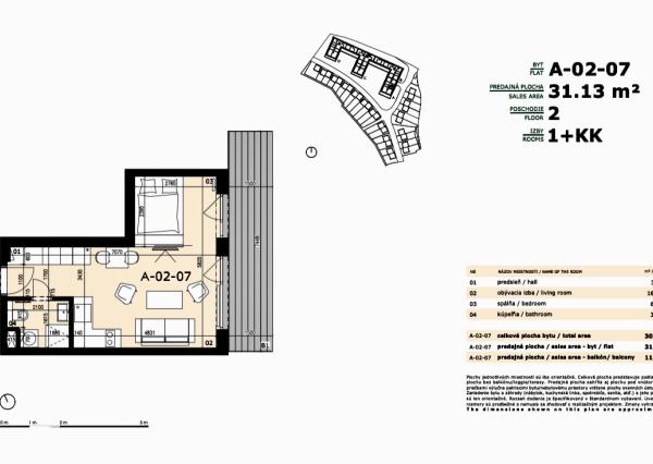 Novostavba v projekte AGÁTY 1,5i byt s veľkým exteriérom, BA IV. Dúbravka, Agátova ul., 41,82 m2