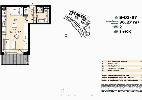 Novostavba v projekte AGÁTY, 1,5i byt s veľkým exteriérom, BA IV. Dúbravka, Agátova ul., 42,06 m2