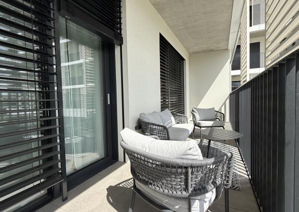 Veľký, ZARIADENÝ 2i byt s exteriérom v NÍZKONÁKLADOVEJ novostavbe, BA II.,  75,70 m2