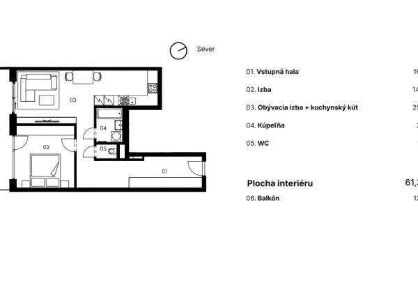 Veľký, ZARIADENÝ 2i byt s exteriérom v NÍZKONÁKLADOVEJ novostavbe, BA II.,  75,70 m2