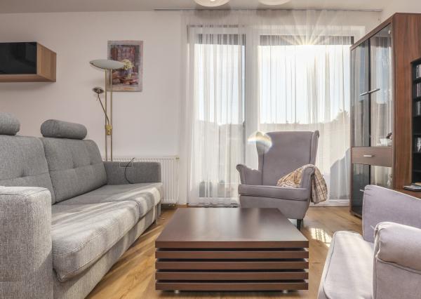 Pekný 3i byt s dvoma exteriérmi pri lese v NOVOSTAVBE Záhradné Vily, BA IV., Dúbravka , 89,34 m2