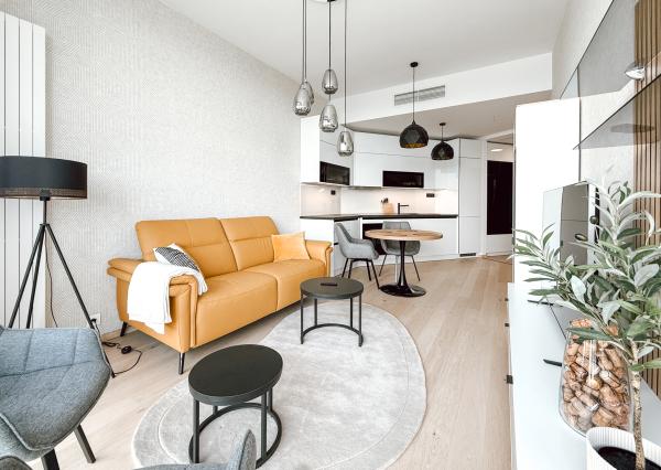 Luxusný 2 izbový byt s výhľadom na hrad v Eurovea Tower