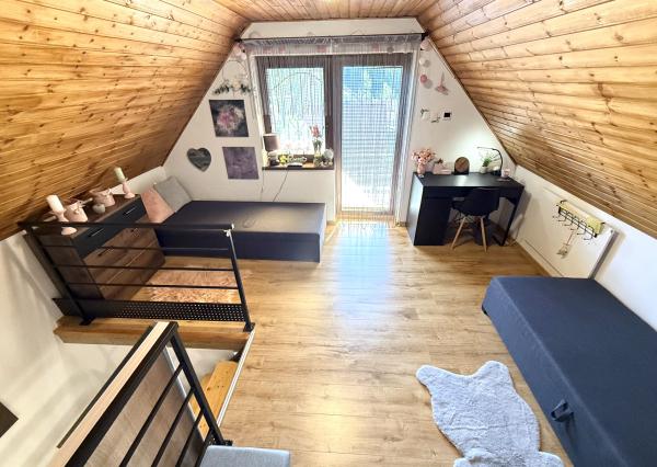 Celoročne obývateľná , moderne zariadená 4i rekreačná chata pri lese , NOVOSTAVBA, Gabčíkovo- Prístav,